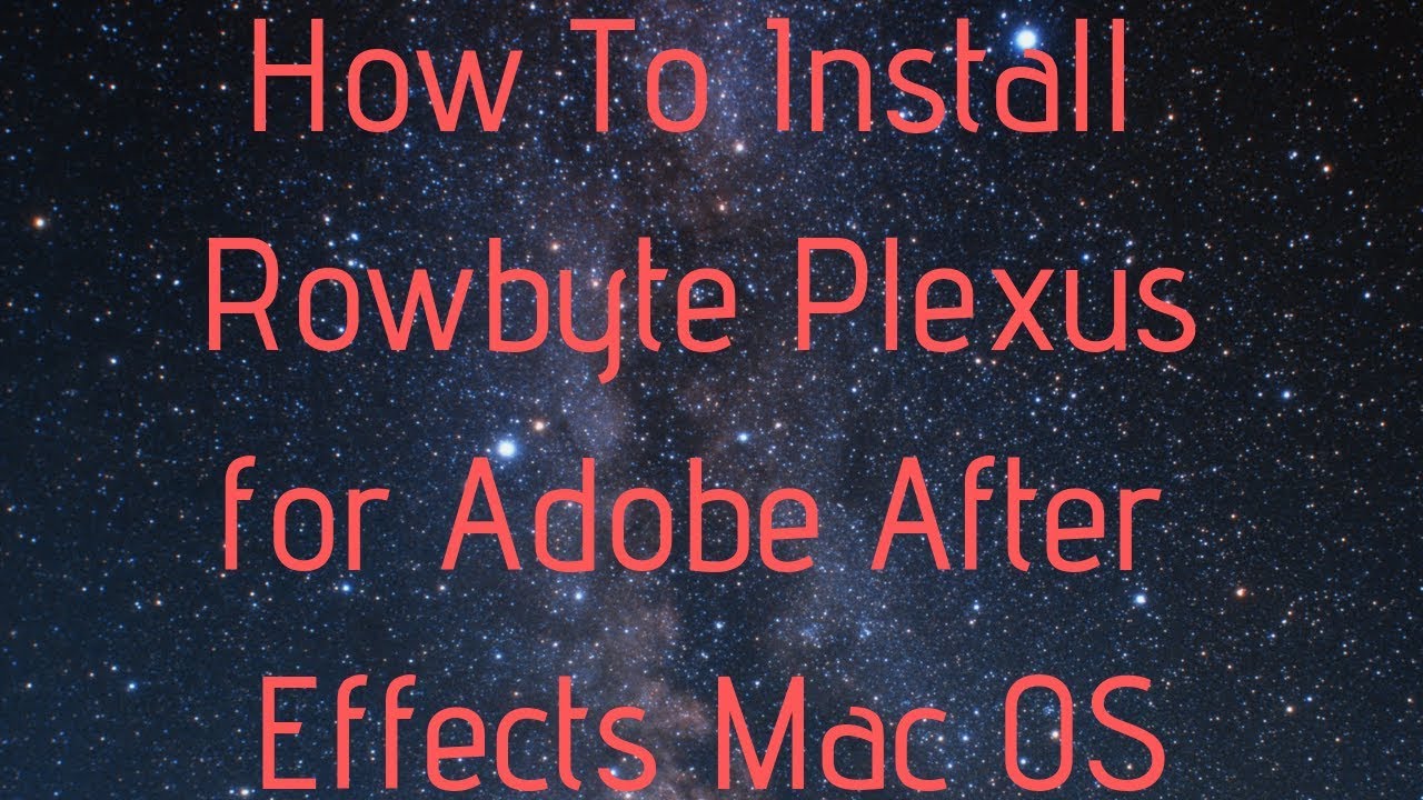 Plexus after effects download